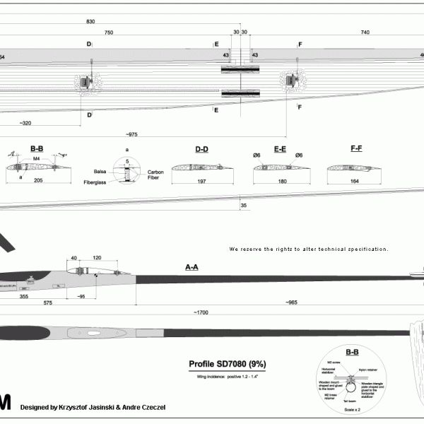 Silent-E 3.4M (F5J) (#0091)